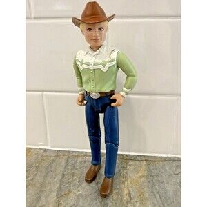 Fisher Price 2001 Loving Family Dollhouse Cowboy Figure Mattel Limited Edition